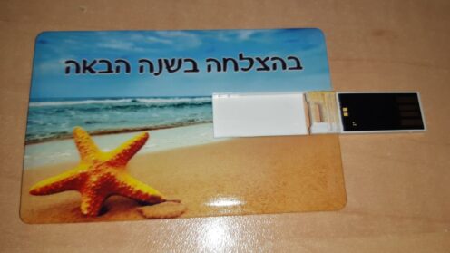 ⁦דיסק און קי כרטיס אשראי בנפח 2 עד 132 ג'יגה כולל הדפסה בצבע מלא מינימום 30 יחידות⁩ – תמונה ⁦11⁩