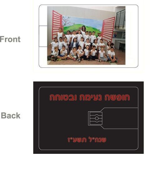 ⁦דיסק און קי כרטיס אשראי בנפח 2 עד 132 ג'יגה כולל הדפסה בצבע מלא מינימום 30 יחידות⁩ – תמונה ⁦4⁩