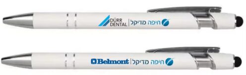 ⁦אלף עטי מתכת איכותיים כולל כפתור מגע לטלפונים (טאץ') כולל הדפסה עד צבע מלא (תמונה)⁩ – תמונה ⁦8⁩